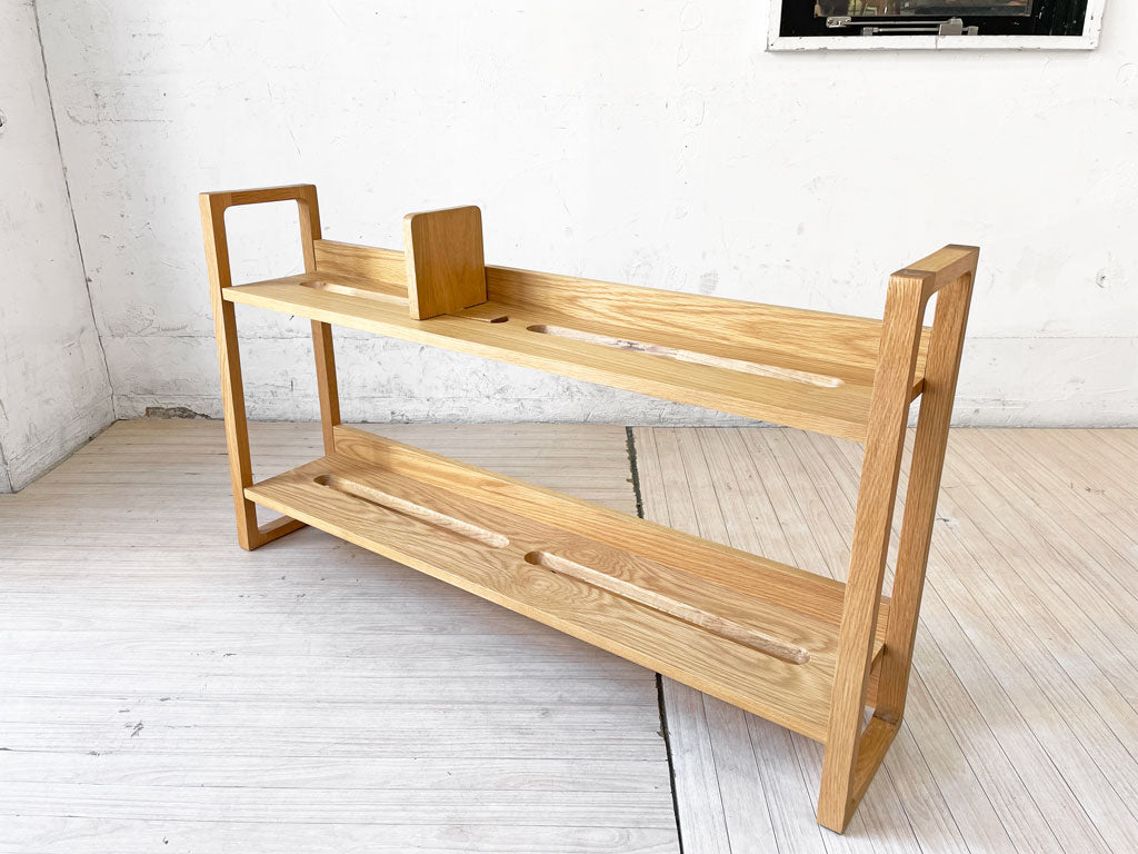 アクタスキッズ ACTUS KIDS フォピッシュ foppish デスクシェルフ HI オーク材 2段 ナチュラル 参考定価￥36,300- 現状品 中古品 買い取りしました。