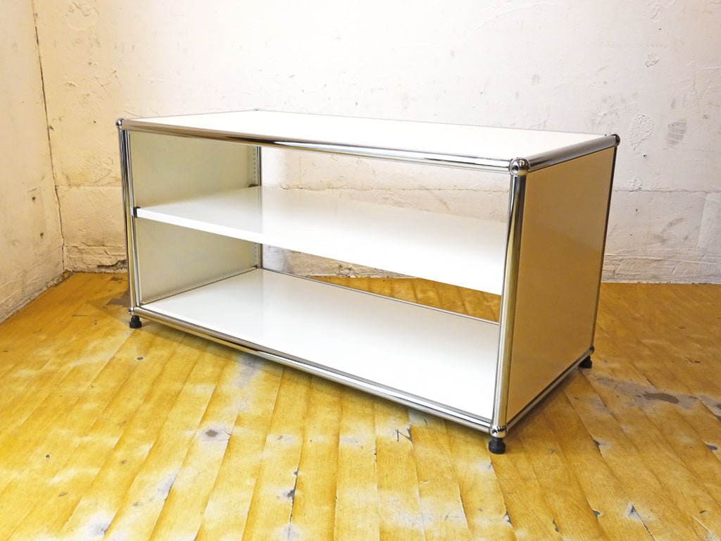 ユーエスエム モジュラーファニチャー USM Modular Furniture USMハラーシステム ローボード 美品 TVボード シェルフ ローテーブル Moma 下北沢店 中古品 買い取りしました。