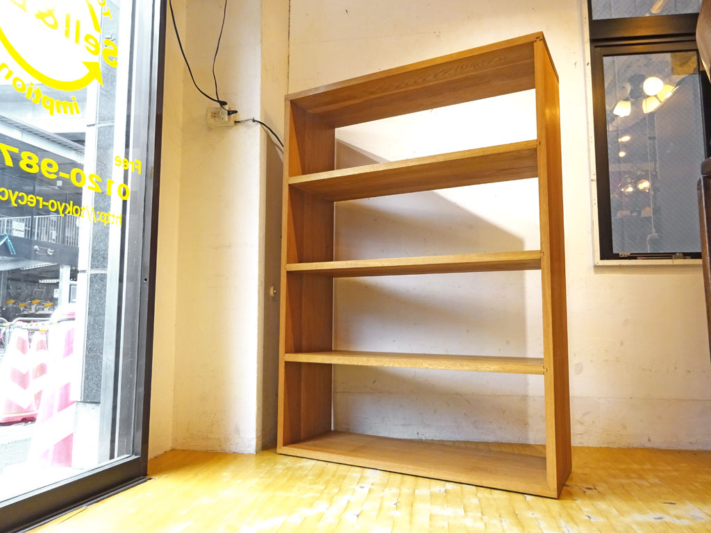 無印良品 MUJI リアルファニチャー REAL Furniture オーダー4段シェルフ オーク無垢材 組木 定価17.9万円 下北沢店 中古品 買い取りしました。