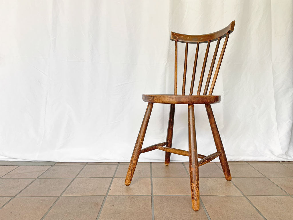 ジャパンビンテージ Japan Vintage ダイニングチェア ウィンザーチェア ビーチ材 昭和レトロ 古家具 中古品 買い取りしました。