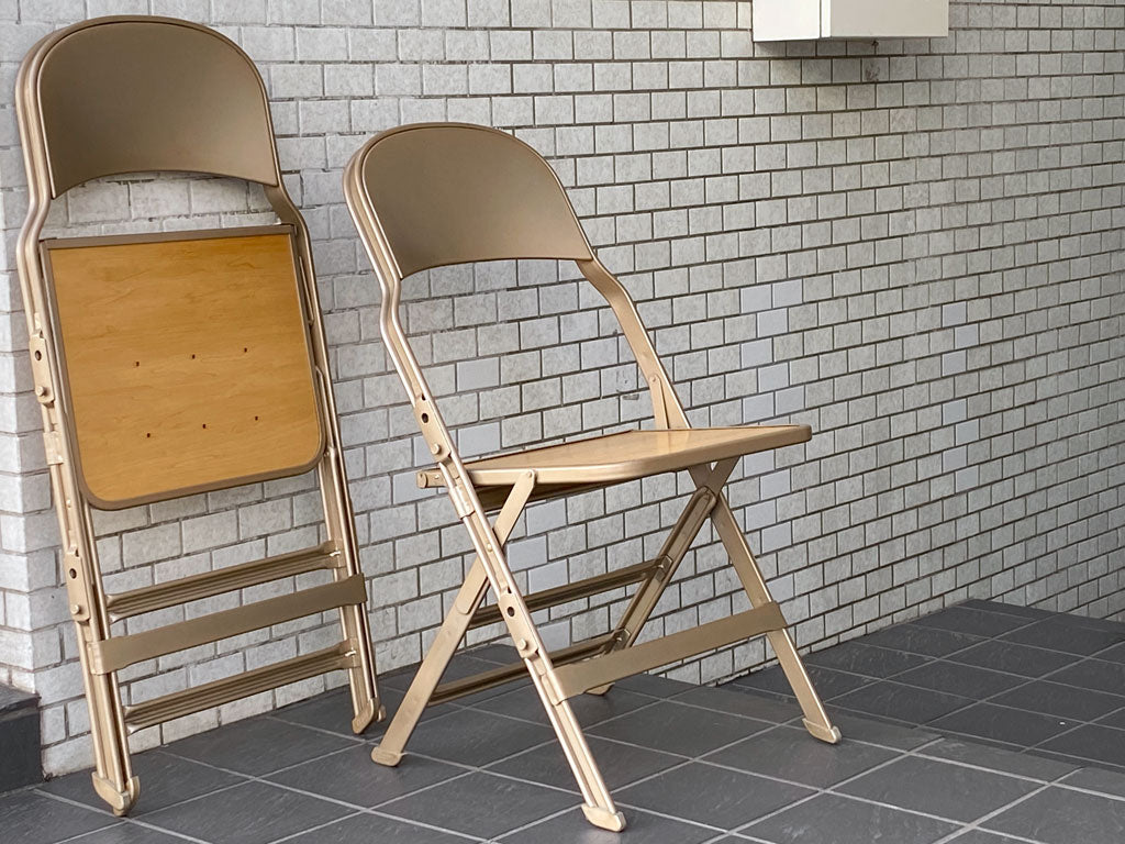 クラリン CLARIN フォールディングチェア ウッドシート WOOD SEAT FOLDING CHAIR 折畳 USA 米国 P.F.S 取扱 中古品 買い取りしました。