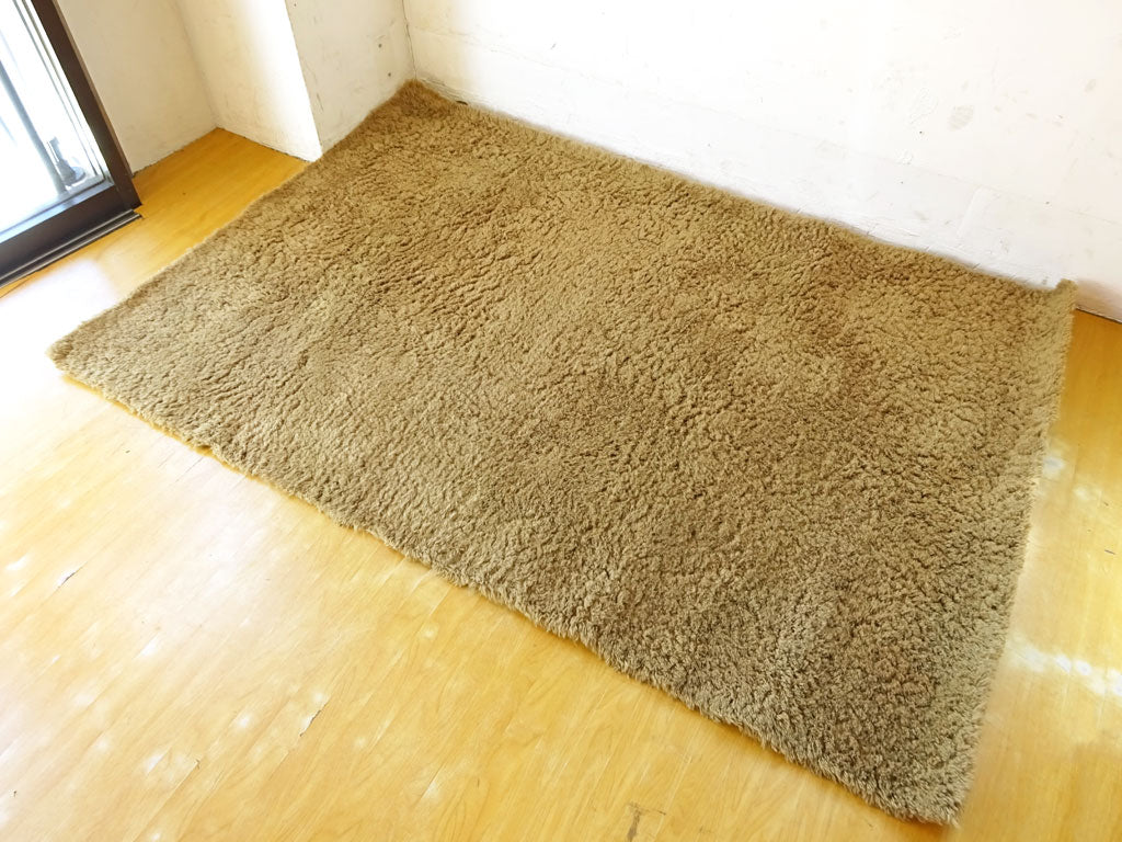 トラックファニチャー TRUCK Furniture ラグ RUG プレーン Lサイズ 120×180cm 廃番カラー オリーブ 中古品 買い取りしました。