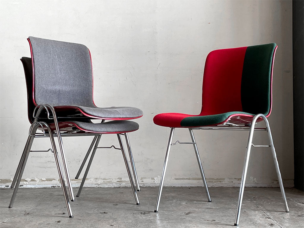 コトブキ KOTOBUKI 柳宗理 FRP サイドチェア 別注 レッドシェル スタッキングベース ジャパニーズミッドセンチュリー ビンテージ 中古品 買い取りしました。