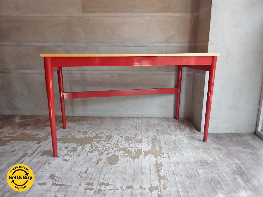 スカンジナビアン モダン SCANDINAVIAN MODERN 取扱 バーチ材 デスク オフィステーブル W125cm 北欧家具 スウェーデン製　中古品 買い取りしました。学芸大学店 出張買取もお任せ下さい。