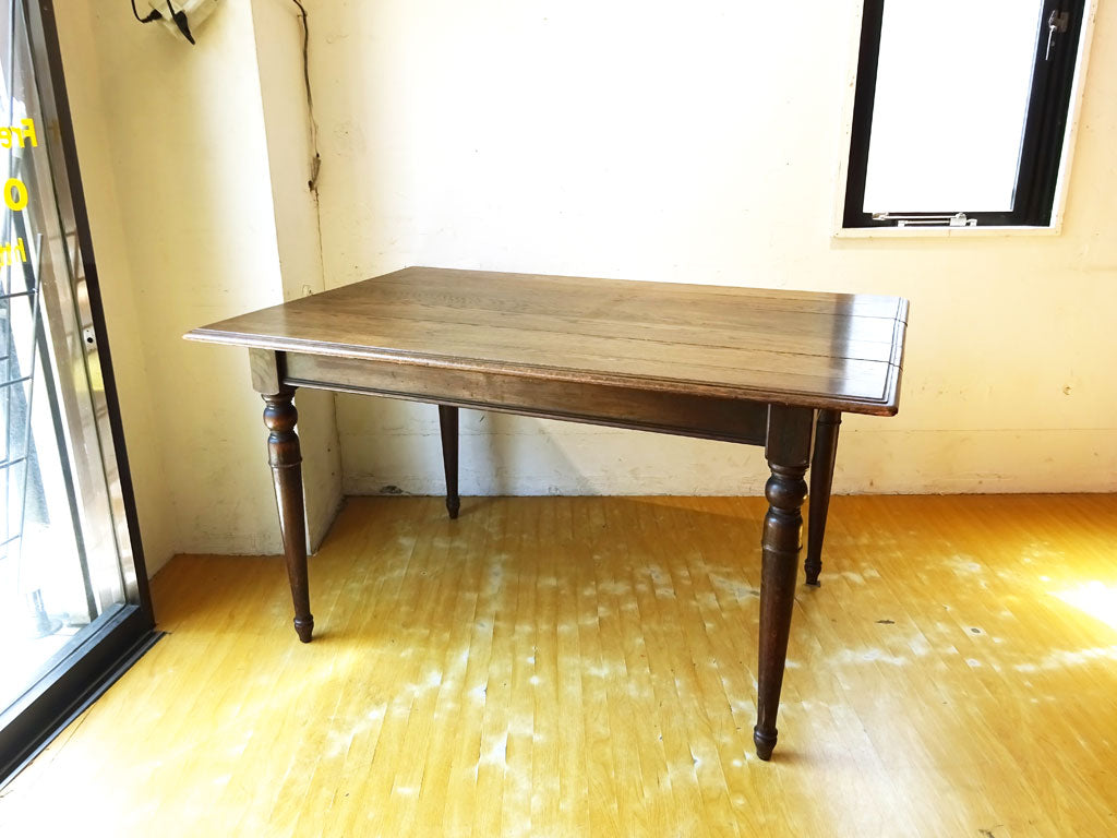 エイチピーデコ H.P.DECO 取扱い 楢古材天板 ダイニングテーブル シャビーシック フランスビンテージ France Vintage 中古品 買い取りしました。