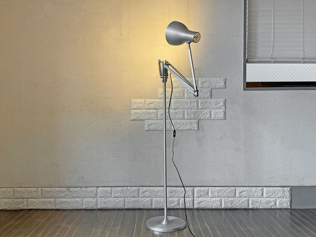 アングルポイズ ANGLEPOISE Type75 フロアライト H124-180cm ケネス・グランジ シルバー イギリス 定価77,000円 中古品  買い取りしました。
