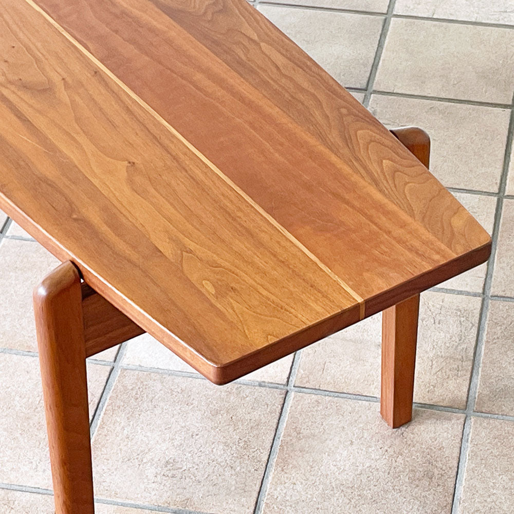 ナガノインテリア NAGANO INTERIOR フレンドリー friendly マカロン ローテーブル ウォールナット材 w120cm 定価 ¥108,460- ～細部に拘った良質な国産家具～