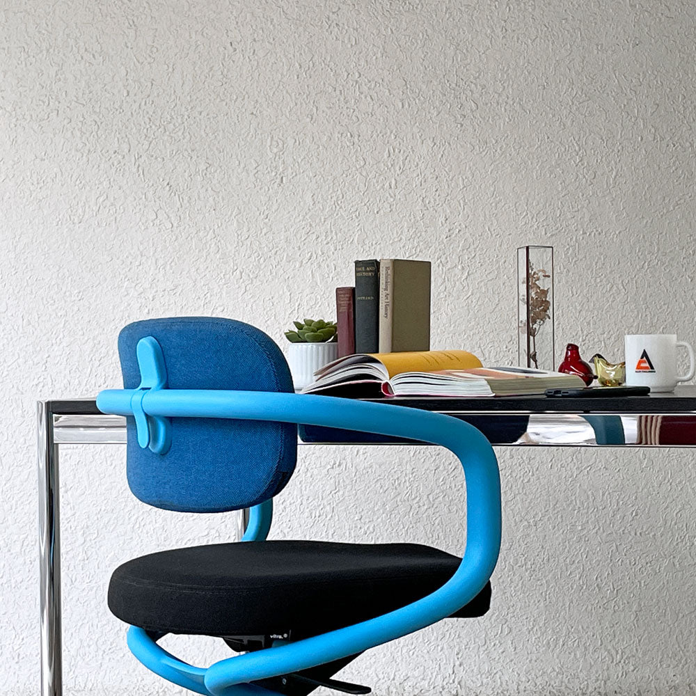 ヴィトラ Vitra オールスター Allstar オフィスチェア デスクチェア ブルー×ブラック コンスタンチン・グルチッチ 定価163,900円　～万能な椅子～