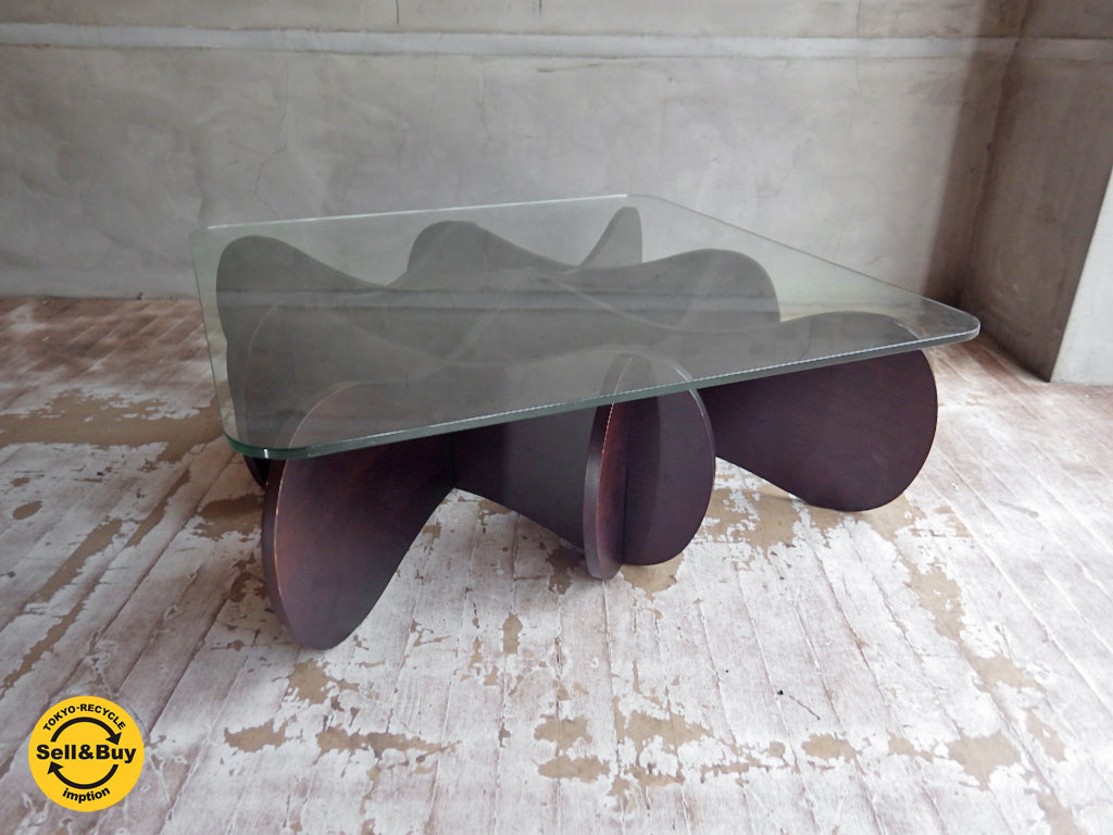 イーアンドワイ E&Y マトリックステーブル MATRIX TABLE Sサイズ プライウッド ダークブラウン  中古品 買い取りしました。学芸大学店 出張買取もお任せ下さい。
