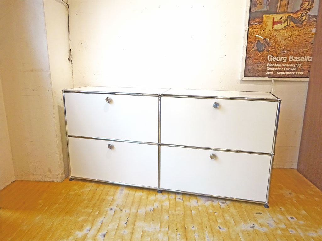 ユーエスエムハラー USM Haller モジュラーファニチャー ハラーシステム 2列2段 サイドボード 下北沢店 中古品 買い取りしました。