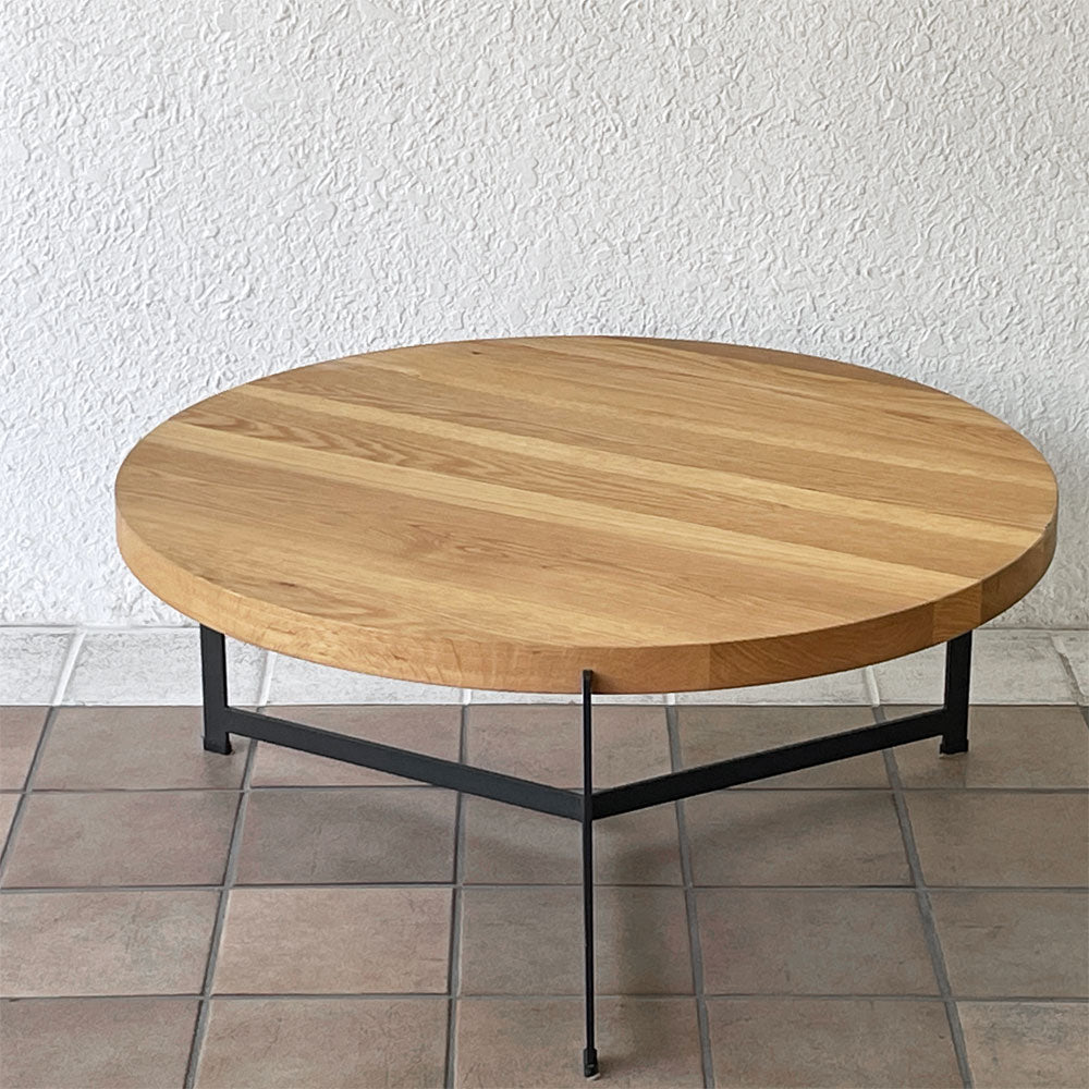  【用賀店】 ディーケースリー dk3 プラトー PLATEAU リビングテーブル オーク無垢材 Φ80cm ローテーブル デンマーク ACTUS取り扱い 定価139,700円 買取させていただきました。