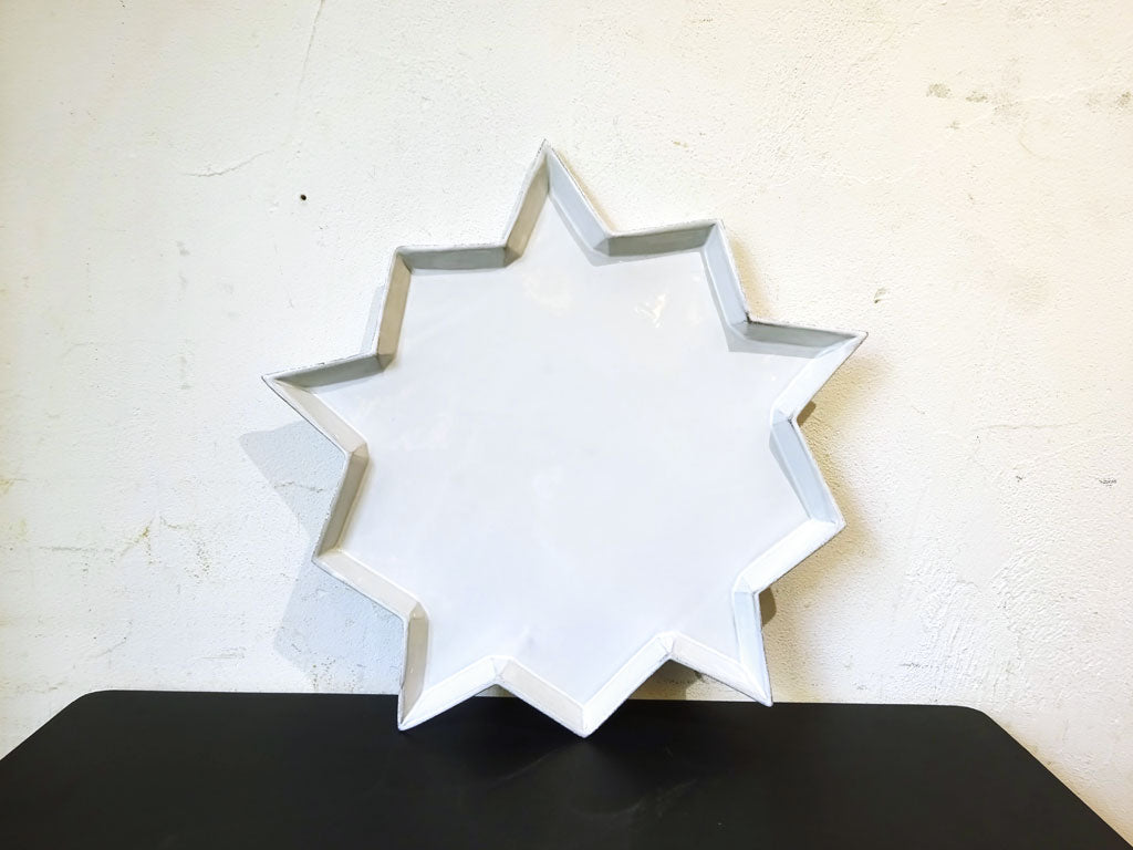 アスティエ・ド・ヴィラット Astier de Villatte Etoile Assiette Plate at0324 プレート ディスプレイトレー 35cm 中古品 買い取りしました。