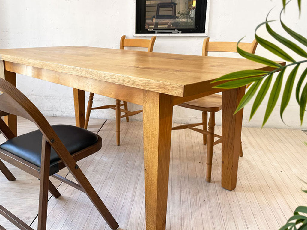 ザ・コンランショップ THE CONRAN SHOP ベロッタ ダイニングテーブル BELOTTA DINING TABLE オーク無垢材 参考定価¥462,000- 廃番 ～ たっぷりぎっしり無垢材 ～