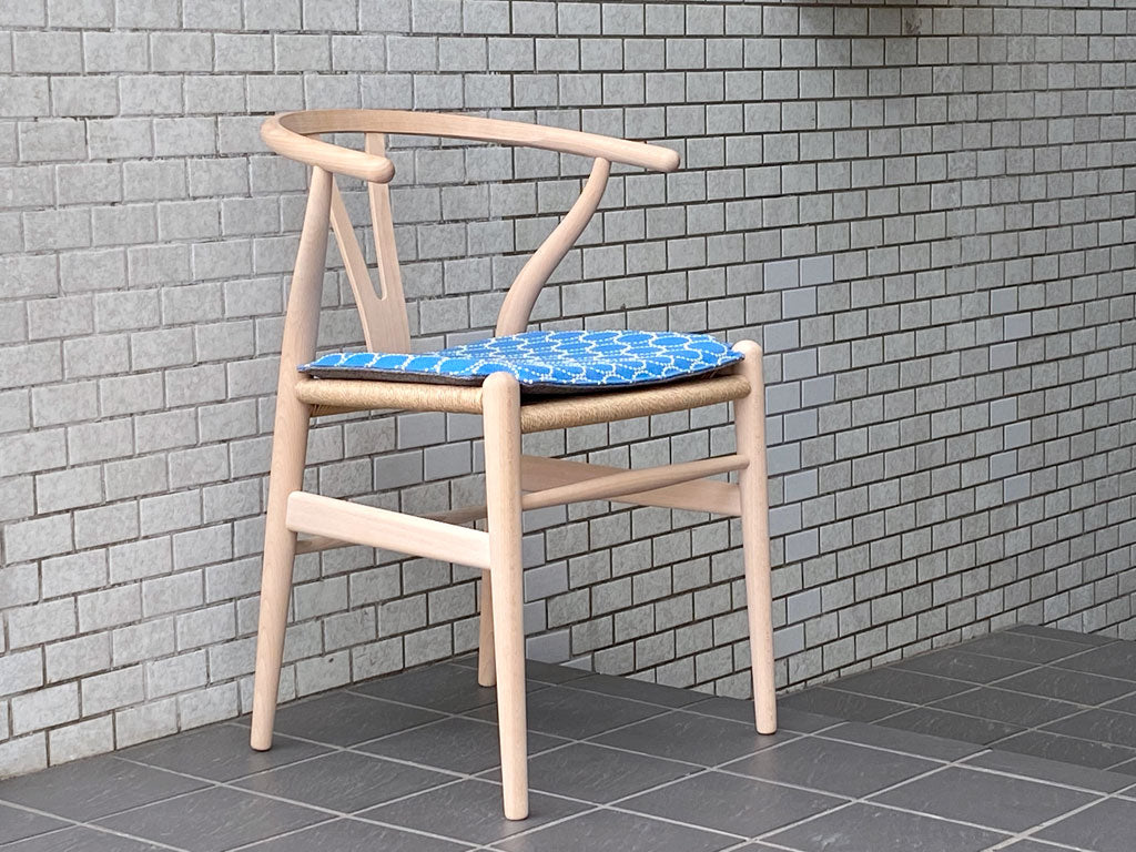 カールハンセン＆サン Carl Hansen & son Yチェア CH24 ビーチ材 ソープフィニッシュ ミナペルホネン タンバリン柄 専用クッション ハンス・J・ウェグナー デンマーク 北欧家具 中古品 買い取りしました。