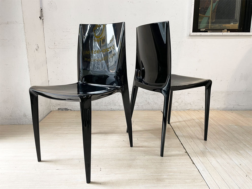 ヘラー Heller ベリーニチェア Bellini Chair ダイニングチェア スタッキングチェア ブラック マリオ・ベリーニ アメリカ製 モダンデザイン 2脚セット 中古品 買い取りしました。