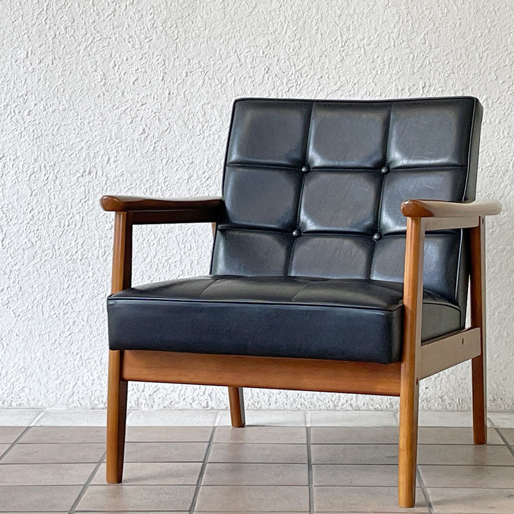  【用賀店】カリモク60 karimoku60 Kチェア 1シーター ソファ スタンダードブラック 60's レトロモダン ミッドセンチュリーデザイン 買取させていただきました。