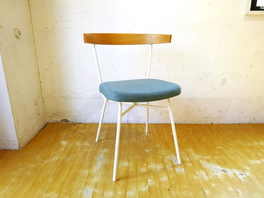 イデー IDEE フェレチェア FRRET CHAIR セミアームチェア ナラ材 スチールフレーム ファブリックシート B 中古品 買い取りしました。