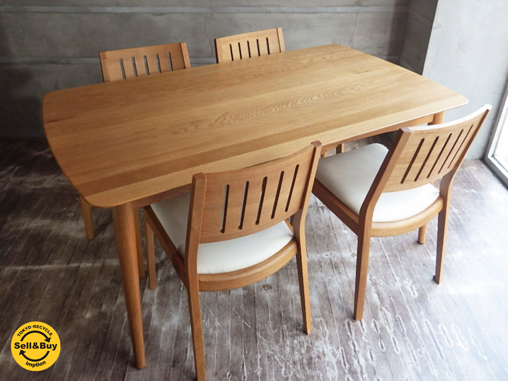 IDC 大塚家具 シネマ オーク材 ダイニングチェア ダイニングテーブル 買い取りしました。学芸大学店 出張買取もお任せ下さい。