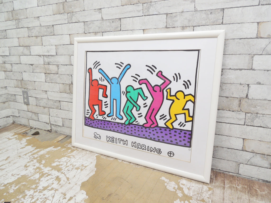 キース・ヘリング Keith Haring ダンサーズ Dancers ポスター アート ポップ ストリートアート   中古品 買い取りしました。