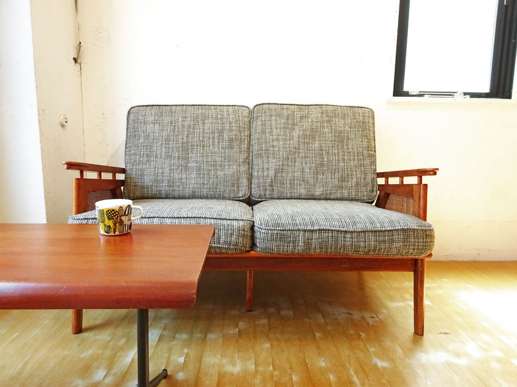 アクメファニチャー ACME Furniture ウィッカー 2シーターソファ WICKER SOFA ウッド×ラタン 西海岸スタイル ～ 魅せるソファデザイン