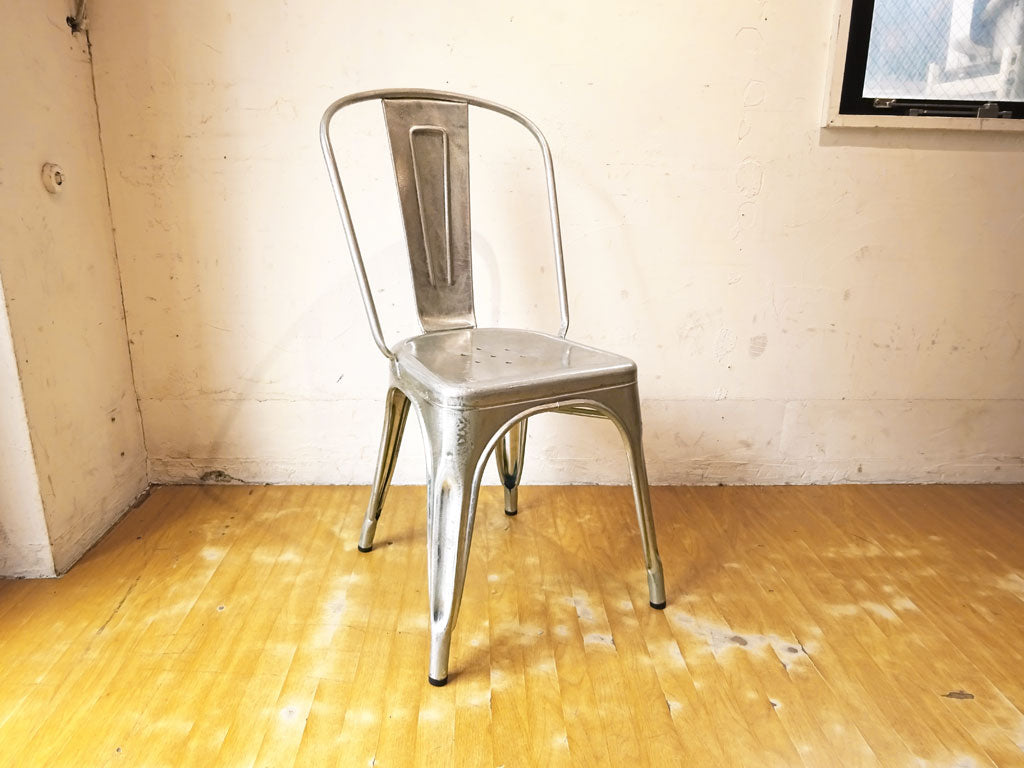 トリックス TOLIX エーチェア A-chair スタッキングチェア ガルバナイズド グザビエ・ポシャール インダストリアル 工業系 フランス 中古品 買い取りしました。