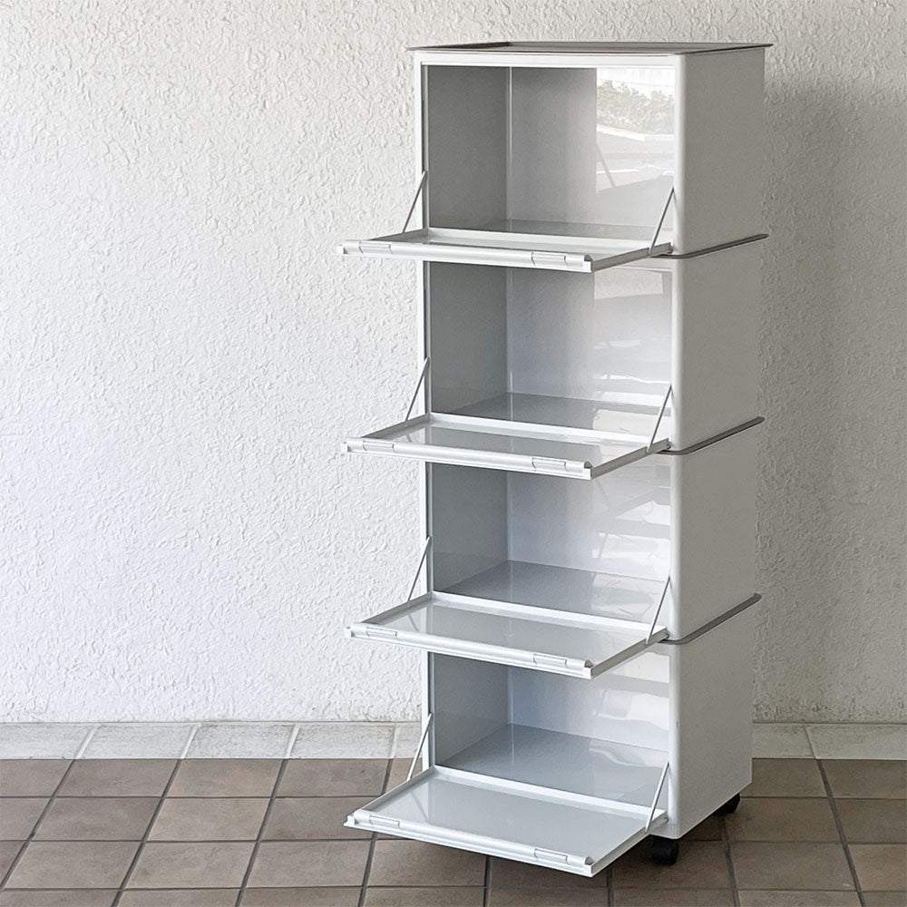  【用賀店】タッパーウェア Tupperware マルチオーガナイザー 4段 ワイド ドロップダウンドア キャスター付 買取させていただきました。