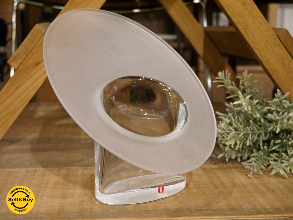 イッタラ iittala マルセル MARCEL ガラス フラワーベース ティモ・サルパネヴァ 希少ラージサイズ　中古品 買い取りしました！ 自由が丘店 出張買取もお任せください。