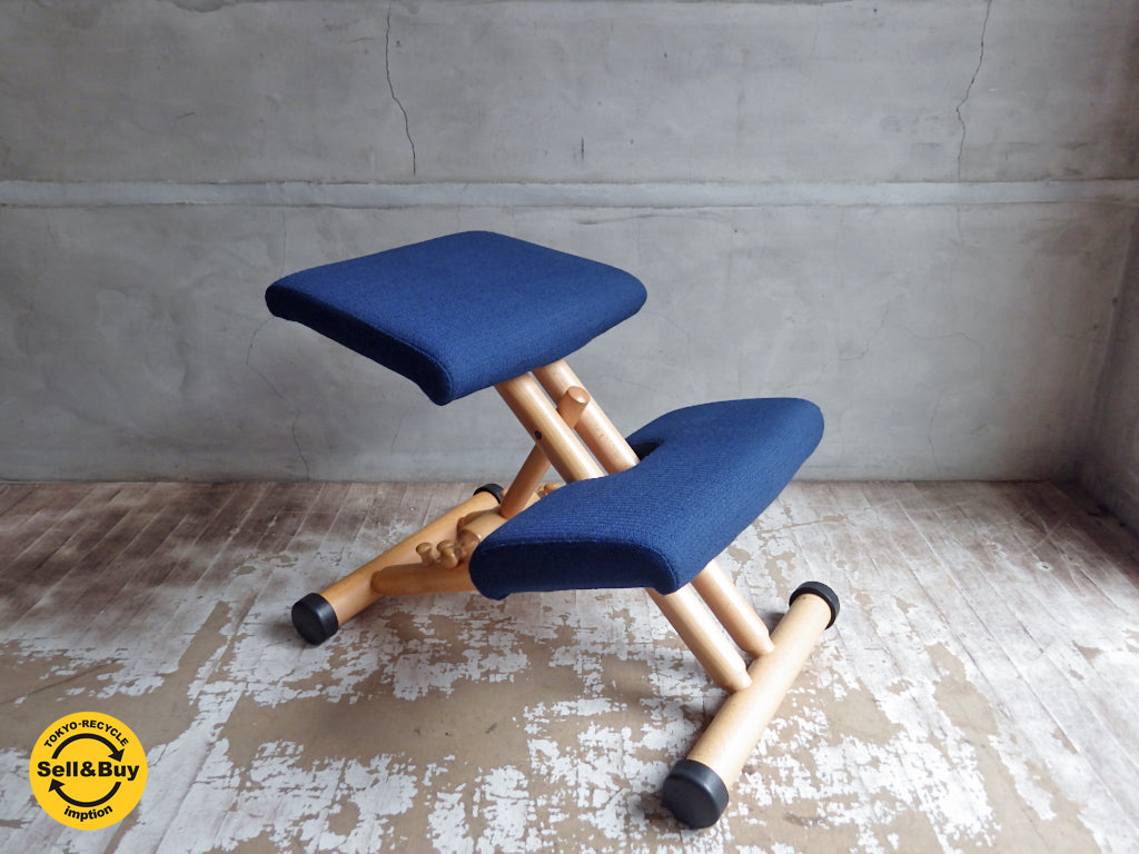 ストッケ STOKKE マルチバランス MALTI balans バランスチェア 学習椅子 ブルー 北欧 ノルウェー ♪ ～健康を第一に配慮されたバランスチェア～ 【 買取と販売とレンタルのお店 】
