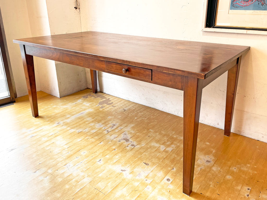 ビンテージスタイル アトリエテーブル ダイニングテーブル Atelier table バーチ材 ワークテーブル 1ドロワー 170ｃｍ 下北沢店 中古品 買い取りしました。