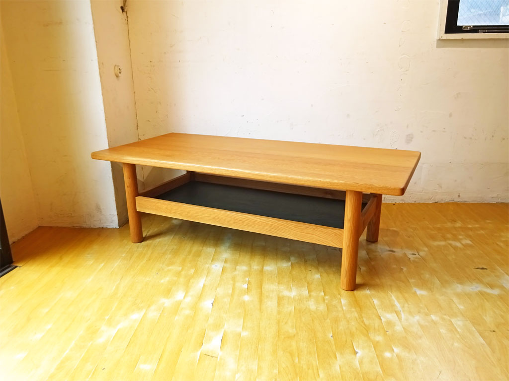 イデー IDEE ディモンシュ ローテーブル DIMANCHE LOW TABLE ホワイトオーク無垢材×ブラックグリーン コーヒーテーブル 現行品 中古品 買い取りしました。