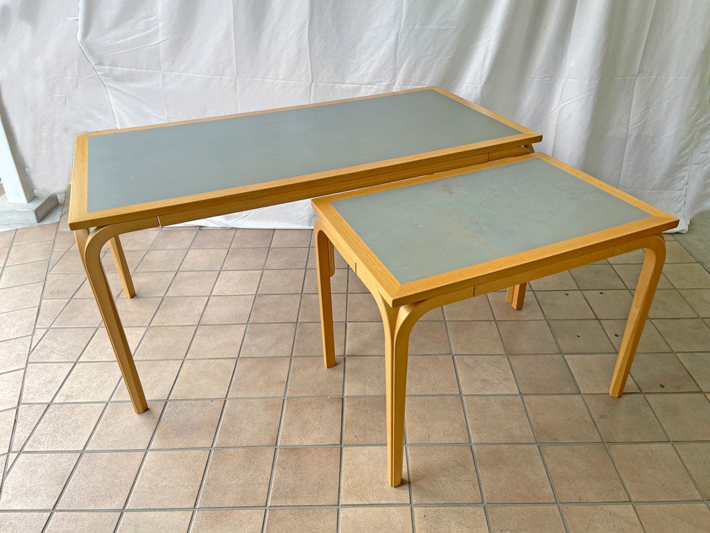 マグナスオルセン Magnus Olesen デスク ダイニングテーブル リノリウム × ビーチ材 W150cm＆W85cm 中古品 買い取りしました。