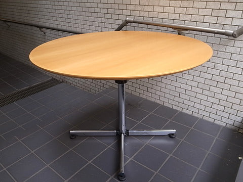 USM ハラーシステム KITOS キトス ラウンドテーブル ビーチ材 ～スイスの建築家フリッツ・ハラー教授がおくる機能的で洗練されたグッドデザイン！【買取と販売とレンタルのお店】