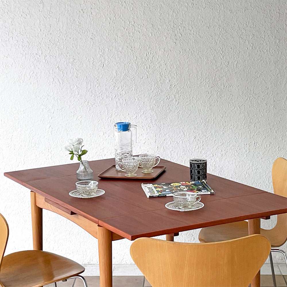 アクタス ACTUS エイチダブリューエフ H.W.F エクステンション ダイニングテーブル TYPE-B ウォールナット材　～古き良き北欧デザインを見事に受け継いだ逸品。～