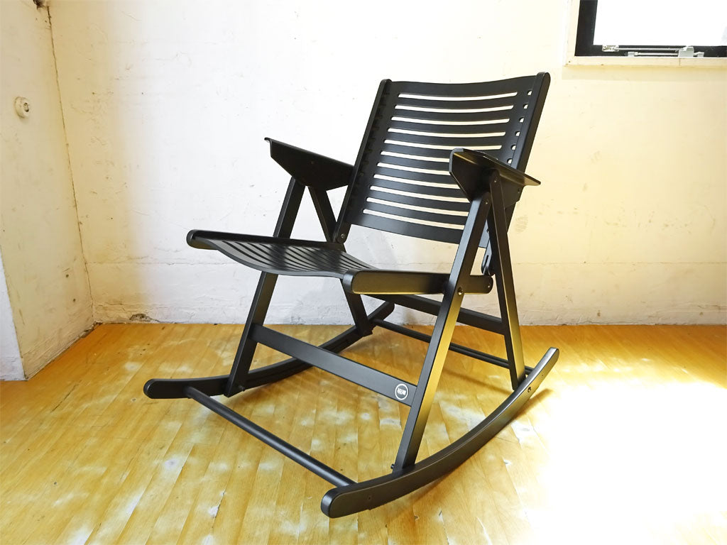 インパクタ Impakta レックス REX フォールディング ロッキング チェア 折り畳み プライウッド ニコ・クラリ Niko Kralj ブラック 中古品 買い取りしました。