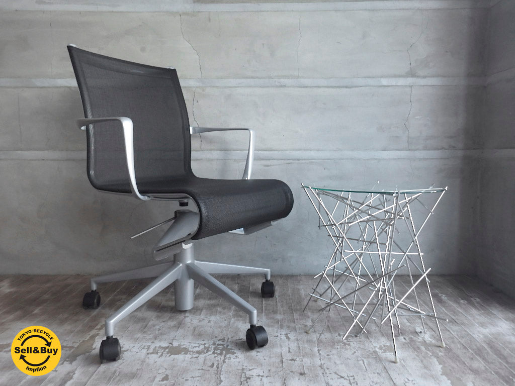 アリアス Alias ローリングフレーム キャスター スウィベルチェア アームチェア カッシーナイクスシー Cassina ixc.取扱 アルベルト・メダ デザイン ～軽快な心地をご堪能頂ける機能性にも優れたデザインチェア～ 【 買取と販売とレンタルのお店 】