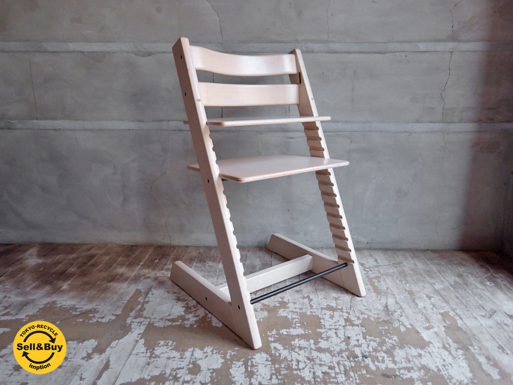 ストッケ STOKKE トリップトラップ TRIP TRAP ベビーチェア 新型 ホワイトウォッシュ 買い取りしました。学芸大学店 出張買取もお任せ下さい。