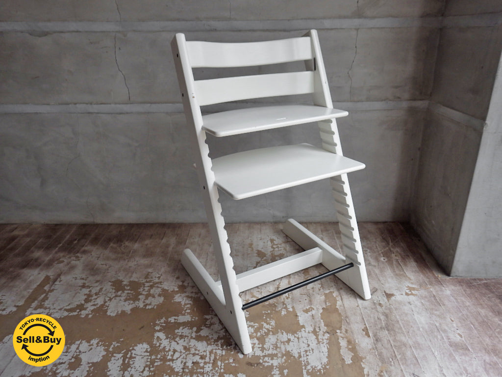 ストッケ STOKKE トリップトラップ TRIPP TRAPP ベビーチェア 新型 ホワイト　中古品 買い取りしました。学芸大学店 出張買取もお任せ下さい。
