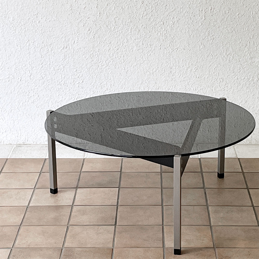  【用賀店】マシンエイジ Machine Age トライアングルテーブル Triangle Table スモーク ガラステーブル 長大作 希少 買取させていただきました。