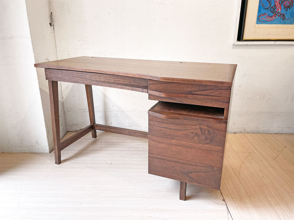 エーフラット a.flat ワーク デスク v02 Work desk v02 インダカ無垢材 アジアンモダンデザイン コワーキングスタイル 定価127,457円 下北沢店 中古品 買い取りしました。
