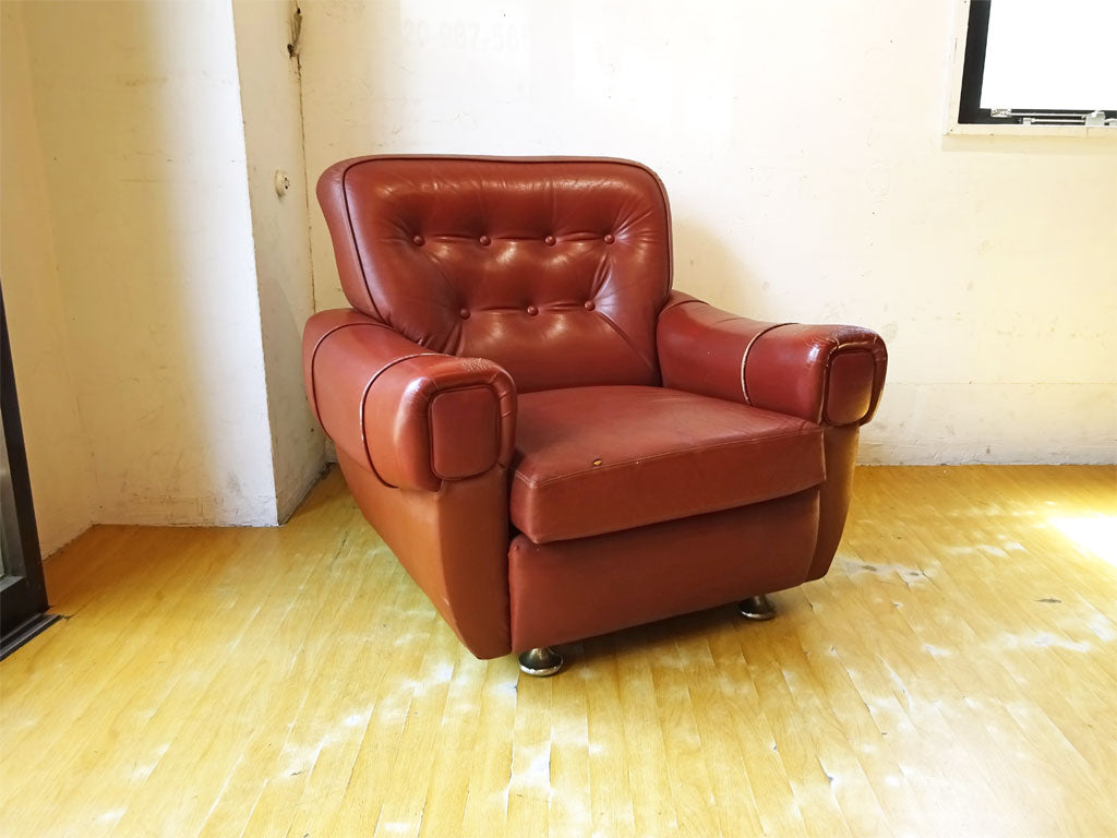 USビンテージ vintage 1シーター ソファ 1p Sofa アメリカ 中古品 買い取りしました。