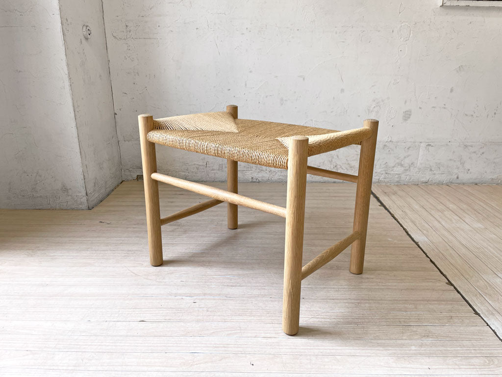 フレデリシア FREDERICIA J16 スツール オットマン ハンス・J・ウェグナー オーク材 ソープ仕上げ ペーパーコード デンマーク 買い取りしました。
