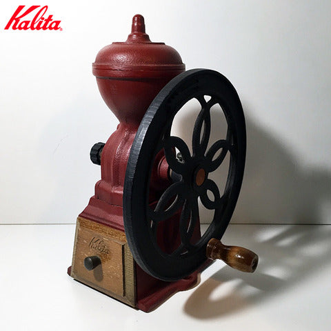 カリタ KALITA ダイヤコーヒーミル 手挽き 鋳鉄製 レッド ～ 本格手挽きで味わう幸せなひととき【買取と販売とレンタルのお店】