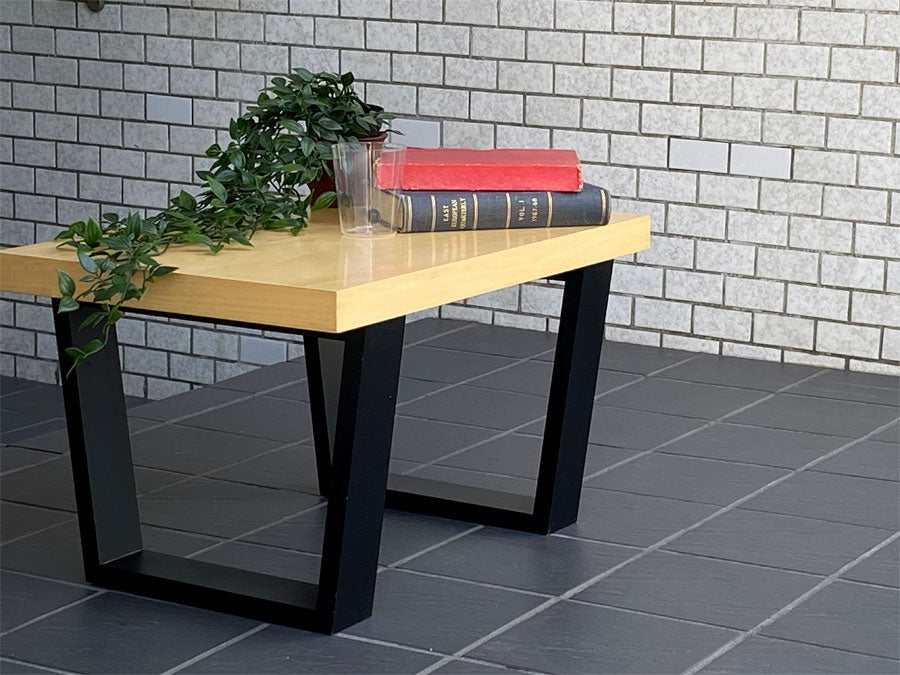 ランドスケーププロダクツ Landscape Products スクエアレッグテーブル Square Leg Table S シナトップ ローテーブル ～洗練された佇まい～