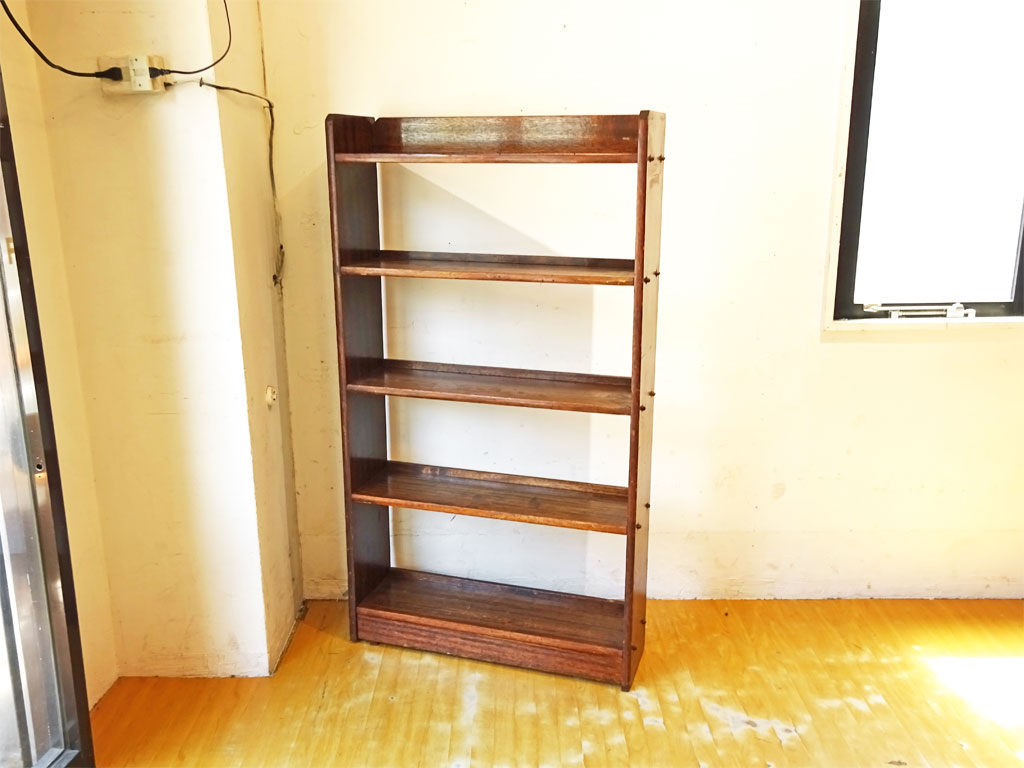 ジャパンビンテージ Japan Vintage ブックシェルフ Book Shelf 古材 5段 オープン 鎌倉のアンティークショップ購入 中古品 買い取りしました。