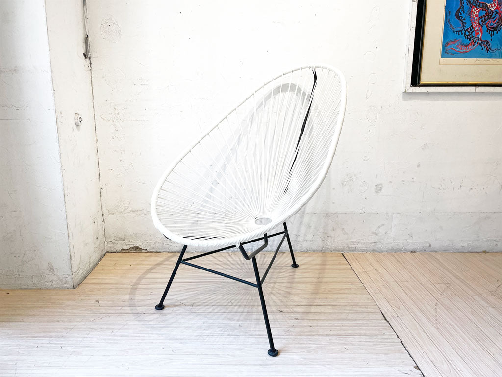 メトロクス METROCS アカプルコチェア Acapulco Chair ラウンジチェア ホワイト メキシコ PVCコード 下北沢店 中古品 買い取りしました。