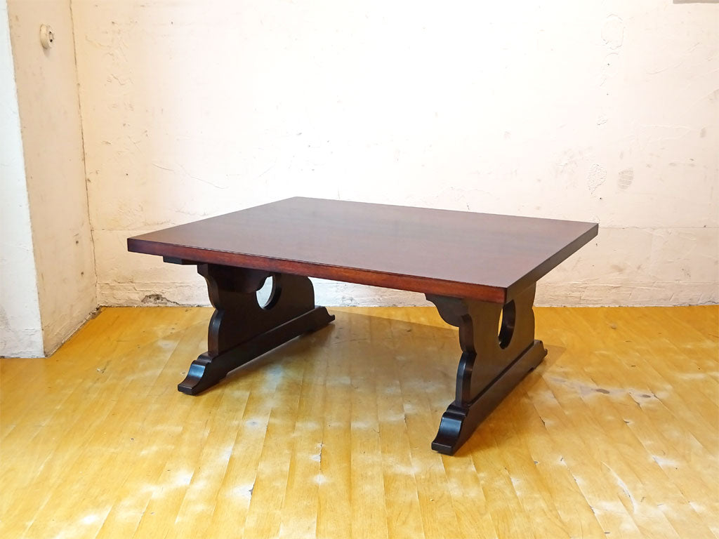 松本民芸家具 折畳 座卓テーブル 文机 ローテーブル ミズメザクラ #10型 民芸家具 刻印 ステッカー有 中古品 買い取りしました。