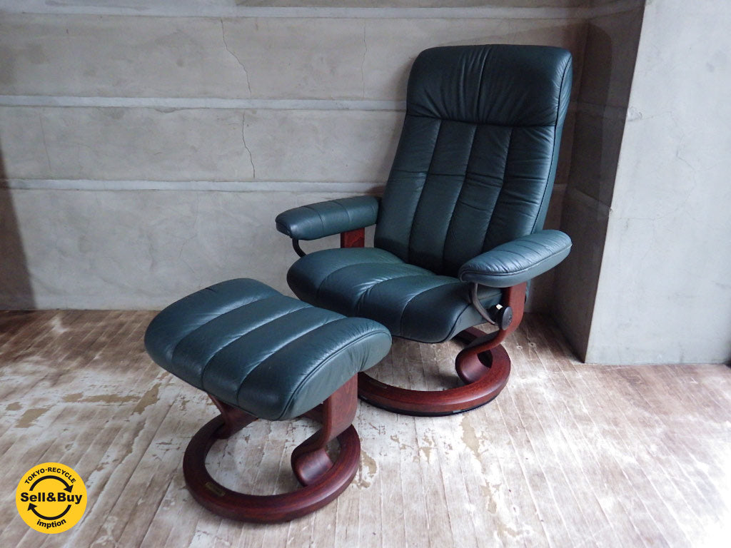 エコーネス Ekornes ストレスレスチェア Stressless パーソナル リクライニング チェア オットマン付き～ノルウェーが贈る極上の座り心地～ 【 買取と販売とレンタルのお店 】