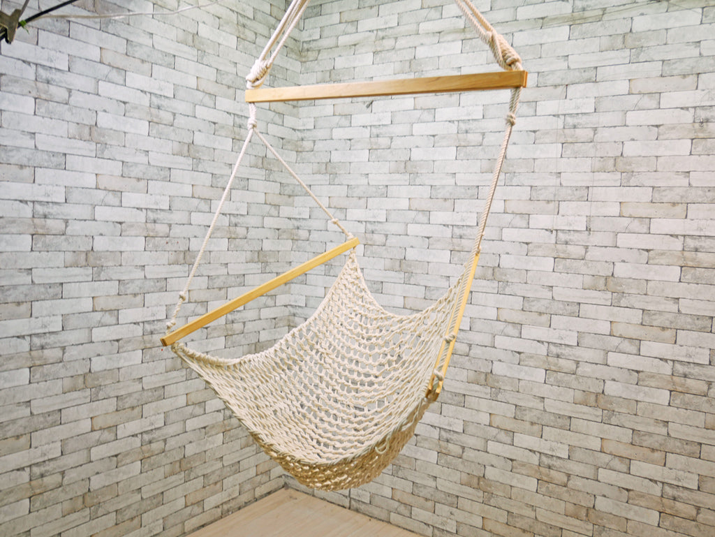 ハンモック2000 Hammock2000 オーガニックコットンインディアンチェアーハンモック ハンドメイド アウトドア 定価￥16,500- 中古品  買い取りしました。