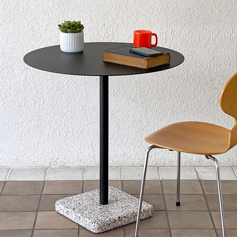  【用賀店】ヘイ HAY テラゾー TERRAZZO TABLE ラウンドテーブルアンスラサイト 人工大理石 ダイニングテーブル カフェテーブル デンマーク 北欧家具 買取させていただきました。