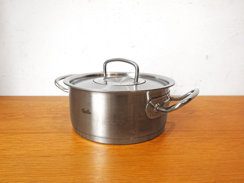 フィスラー Fissler オリジナル プロフィ コレクション キャセロール 20cm 両手鍋 ステンレス ガス/IH対応 ドイツ 中古品 買い取りしました。